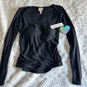 Black Long Sleeve Women's Top